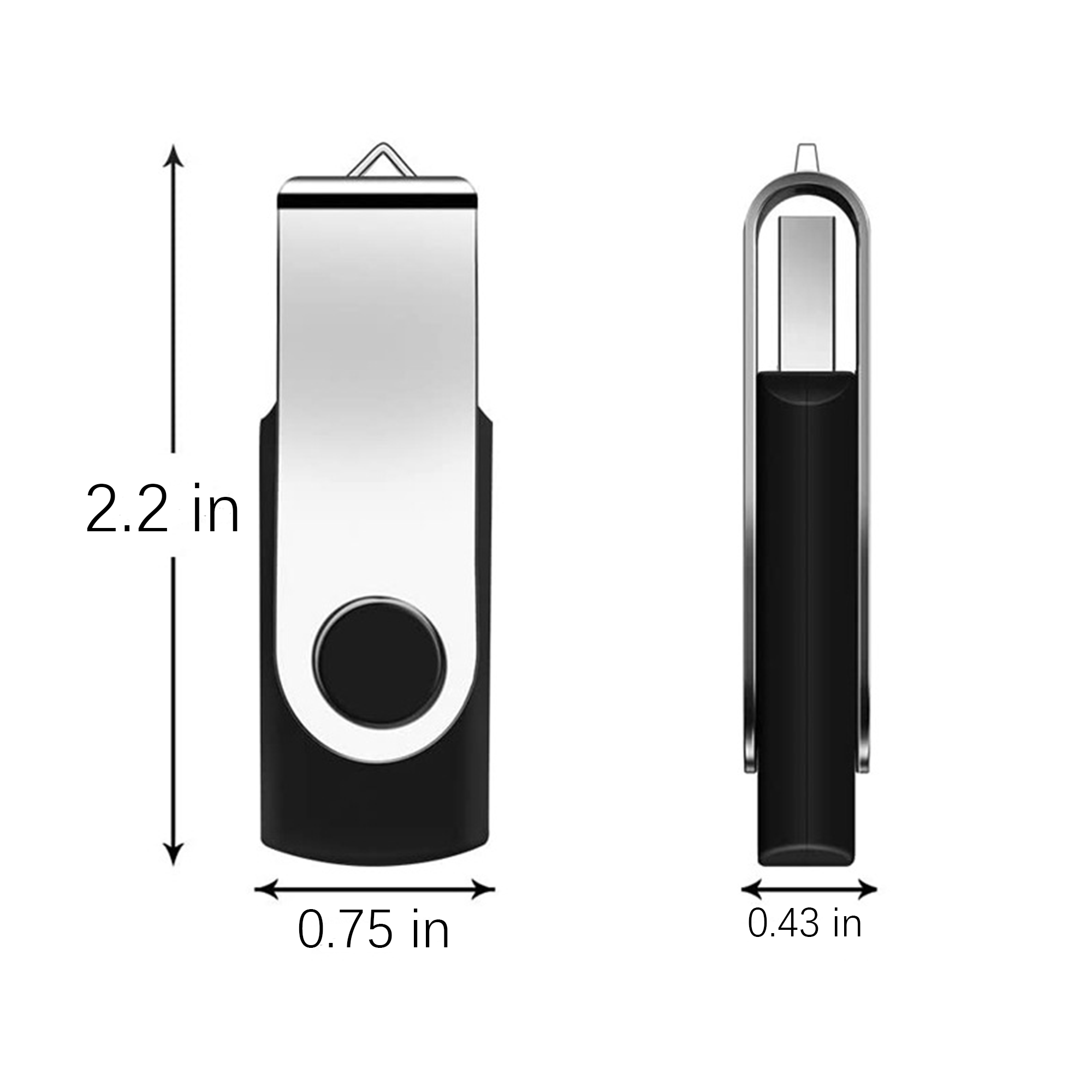 64GB Aluminum USB Storage 9