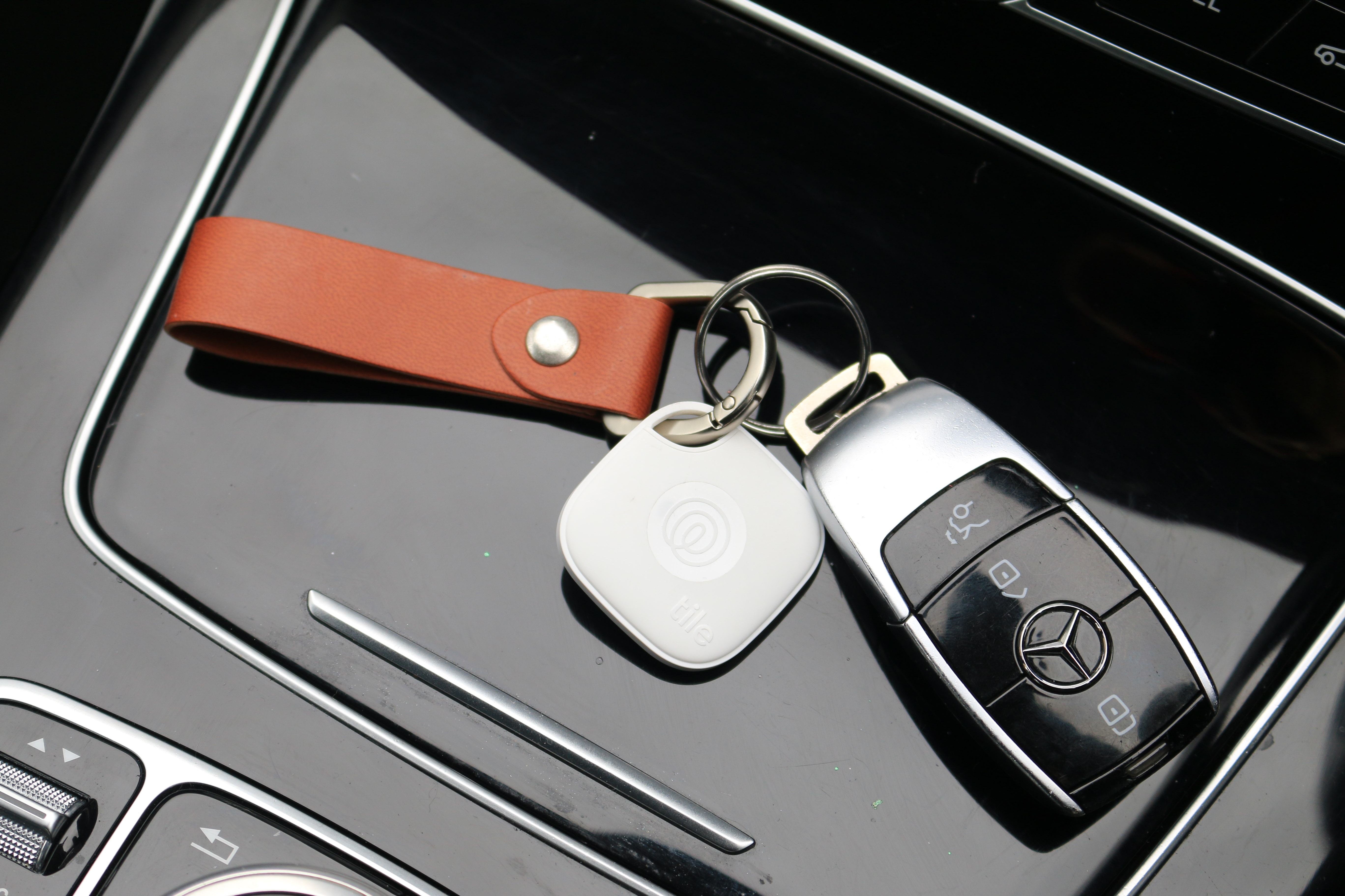 New Tile Mate with Vegan Leather Key Fob 61