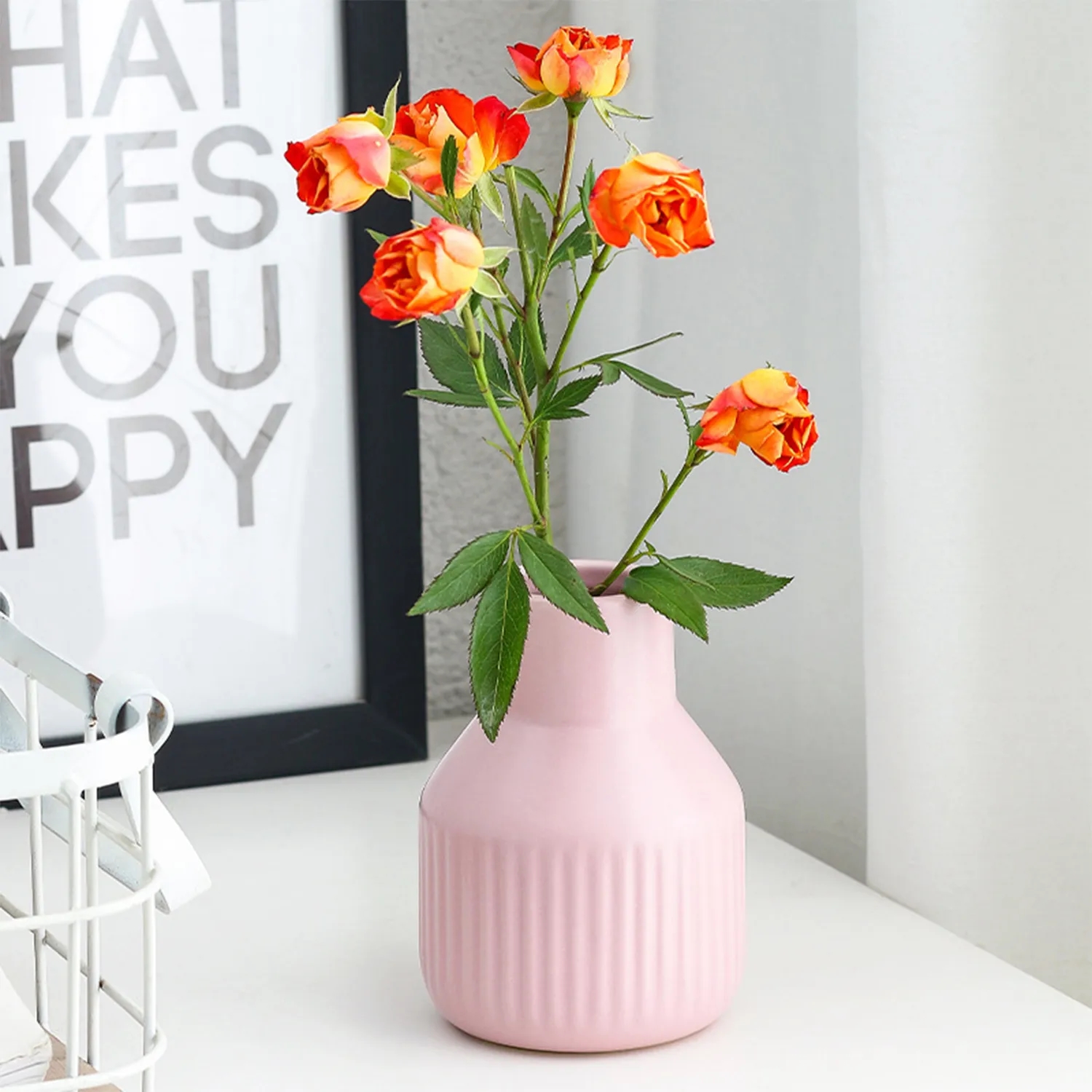 Ceramic Vase Creative Dried Flower 9