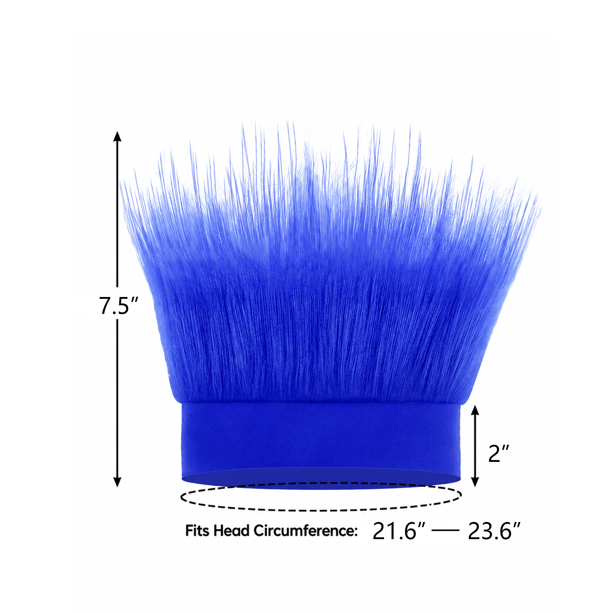 Spiked Wig Band For Festival Sports Party Events 3