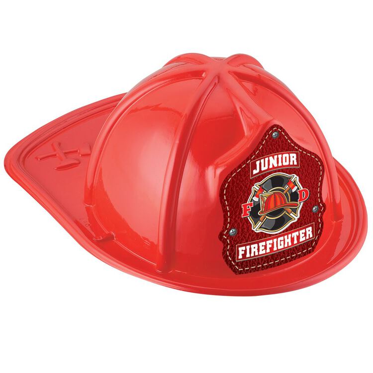 Red Junior Firefighter Patch Helmets VP9250 The Firefighter's
