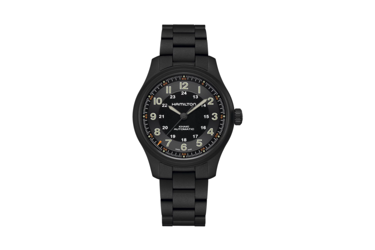 Hamilton Khaki Field Titanium Auto Black Watch 3