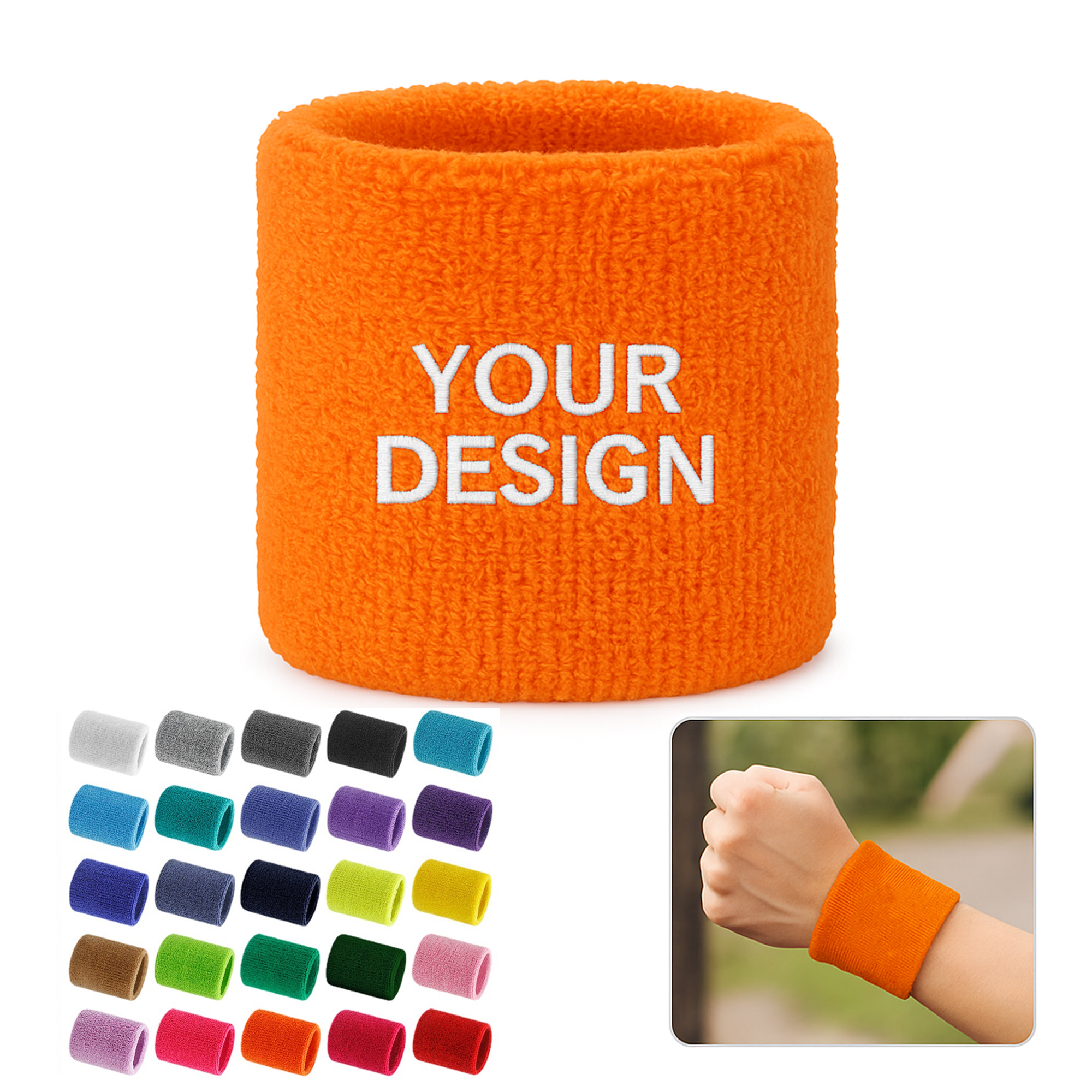 Polyester Sports Wristband