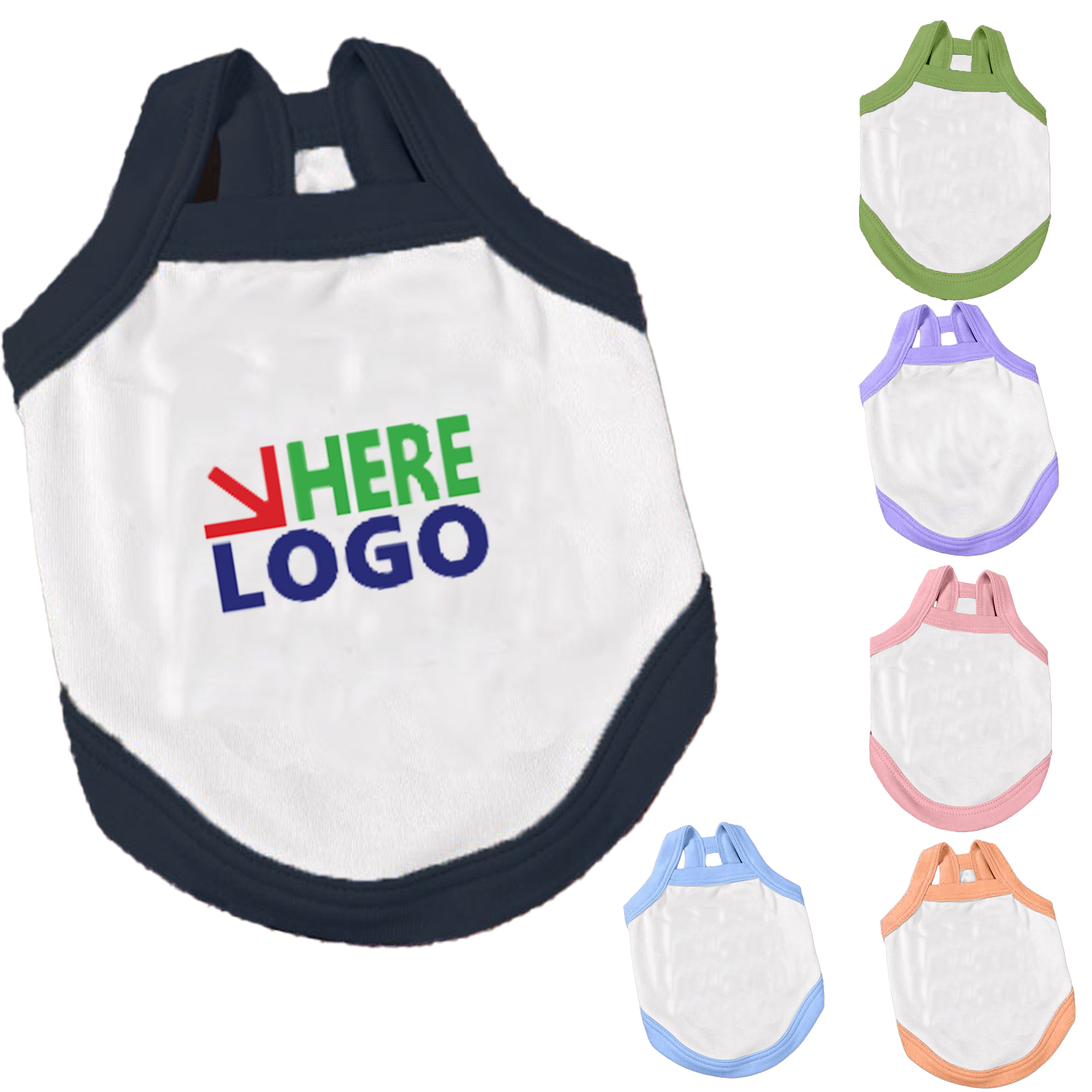 Custom Logo Pet Vest ?C Blank Shirt for Small Dogs & Cats 5