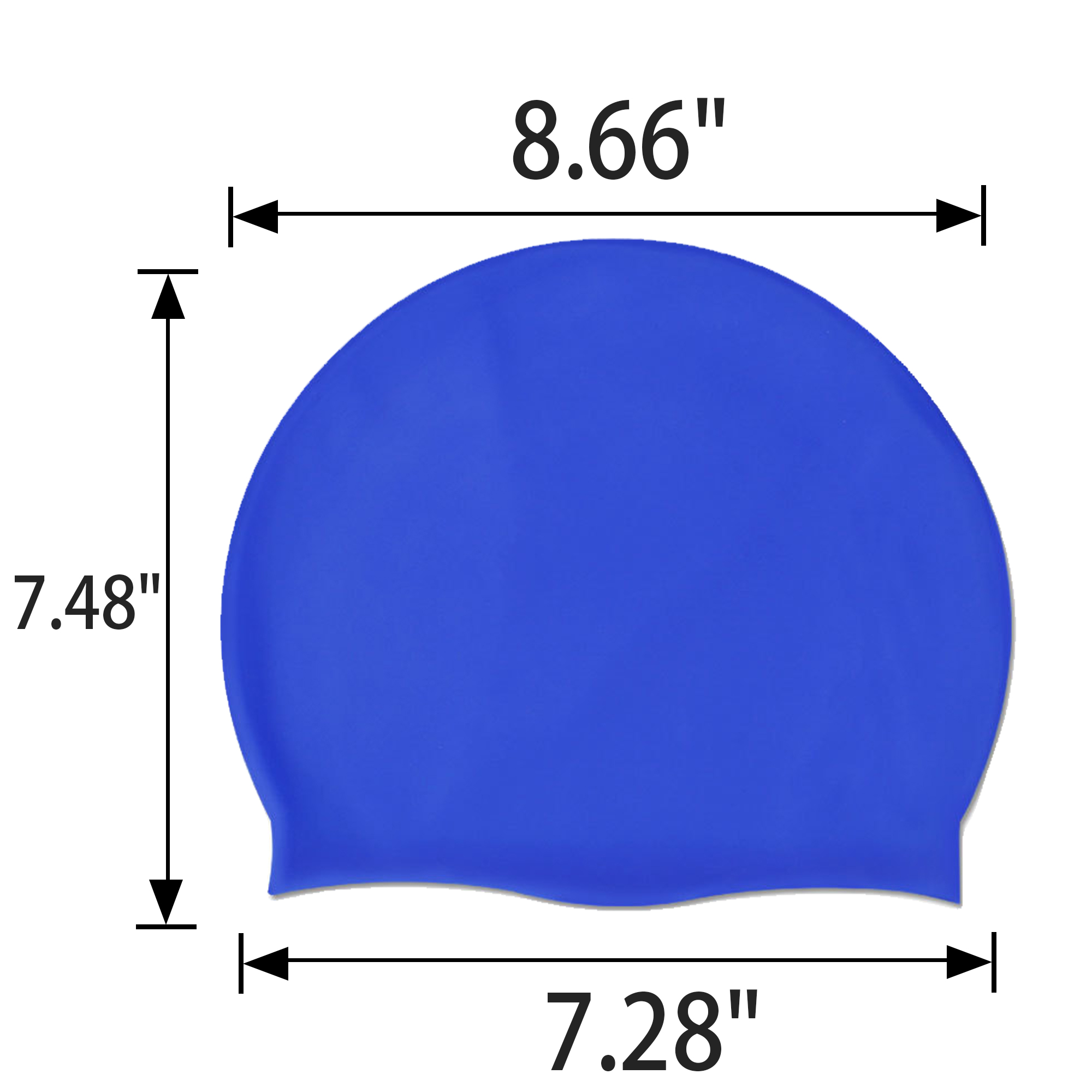 Unisex Silicone Swimming Cap with Ear Cover ?C 16 Colors 6