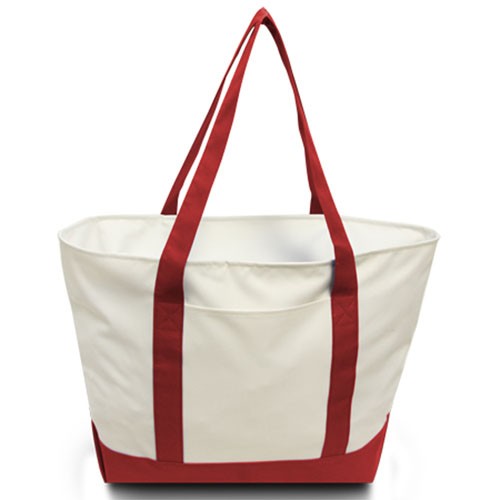 600D Bay View Giant Zipper Boat Tote 45
