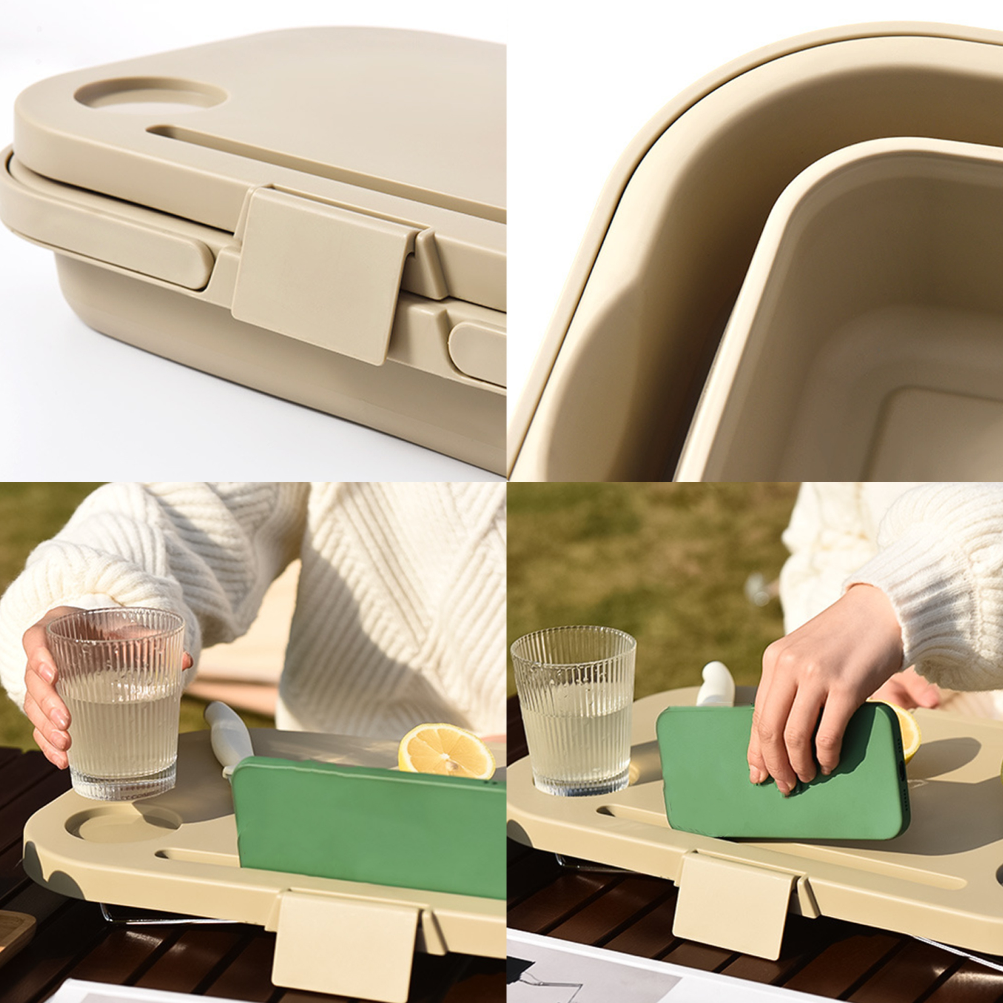 18L Collapsible Outdoor Camping Portable Picnic Basket 7