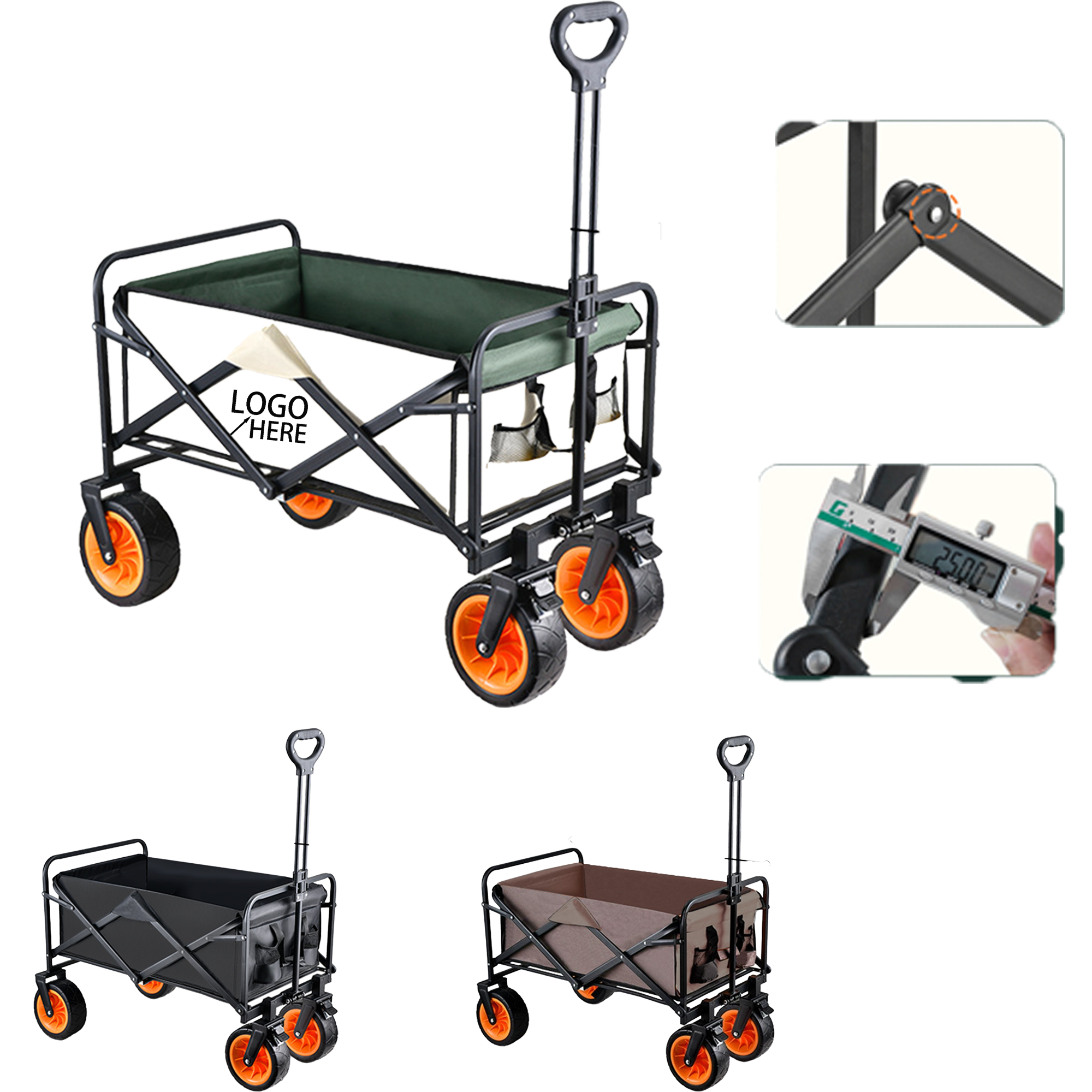 Metal Camping Portable Trolley 3