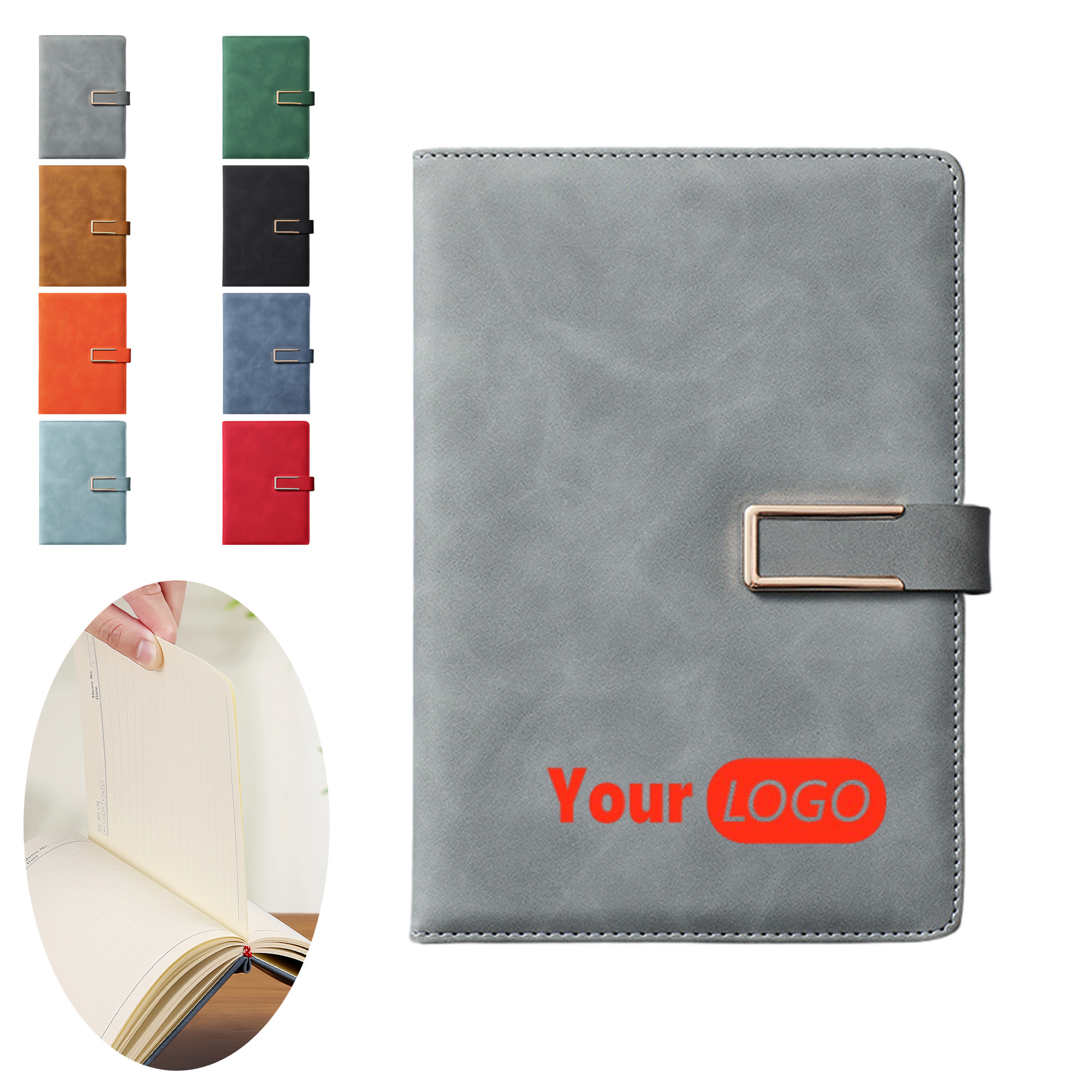 Soft Leather Magnetic Notebook 11