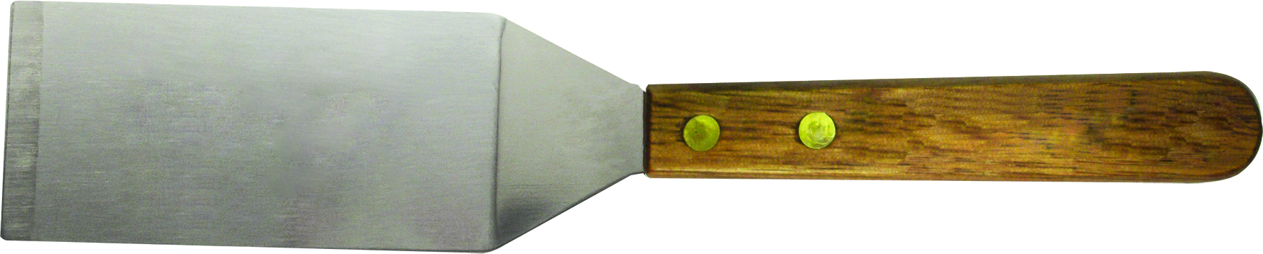 Wood Handle Solid Spatula 8