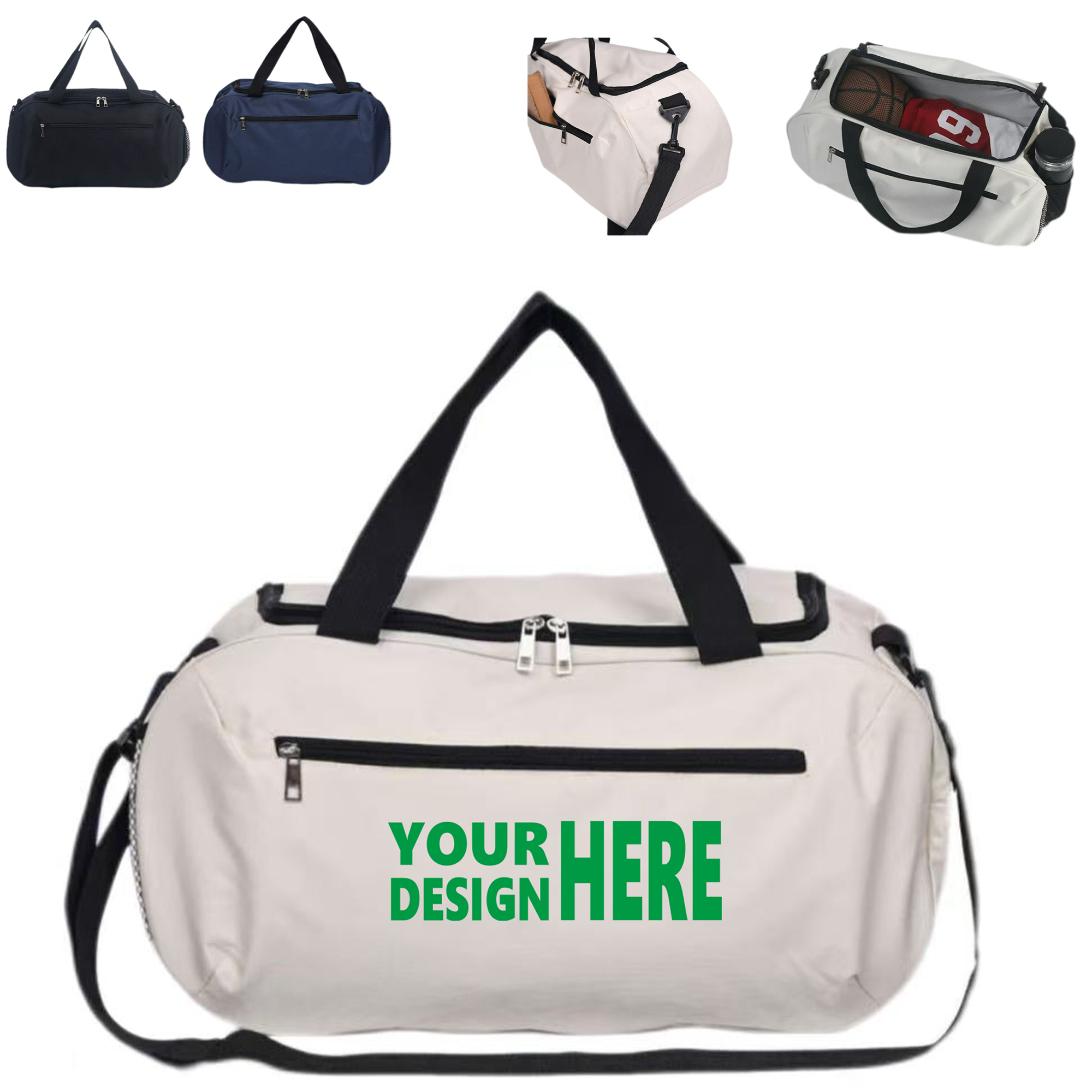 Contemporary Mod-Style Duffel Bag 4