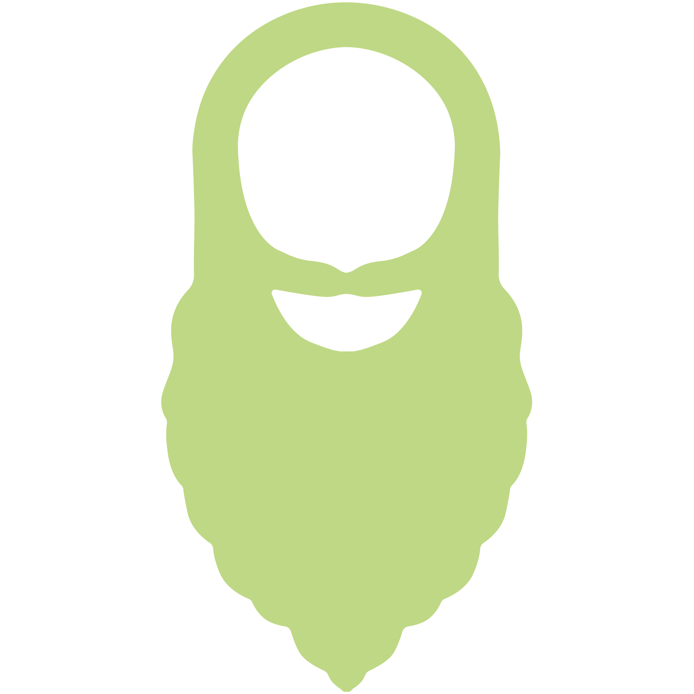 Foam Long Beard Pullover 68