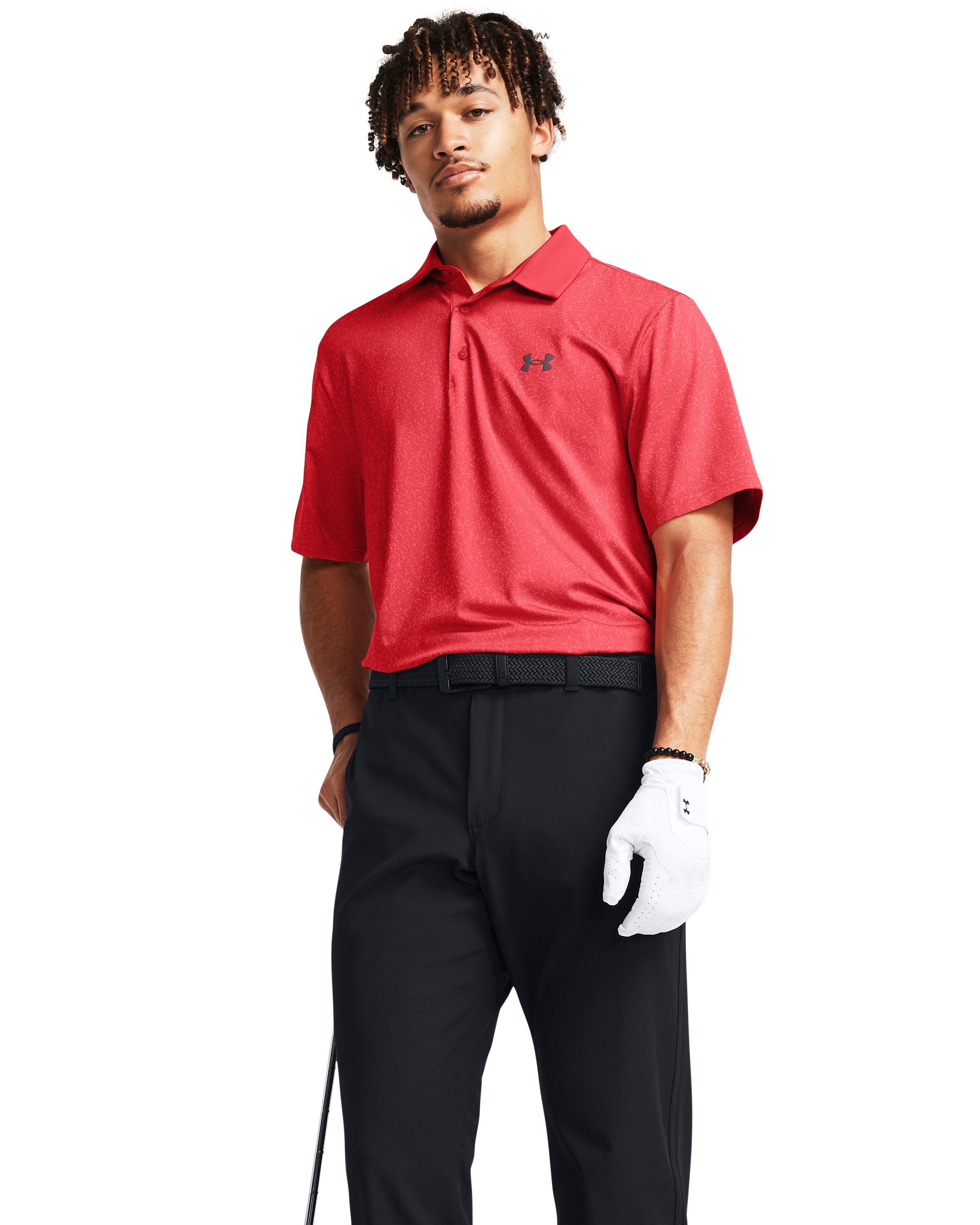 UA Playoff 3.0 Coral Jacquard Men's Polo 17