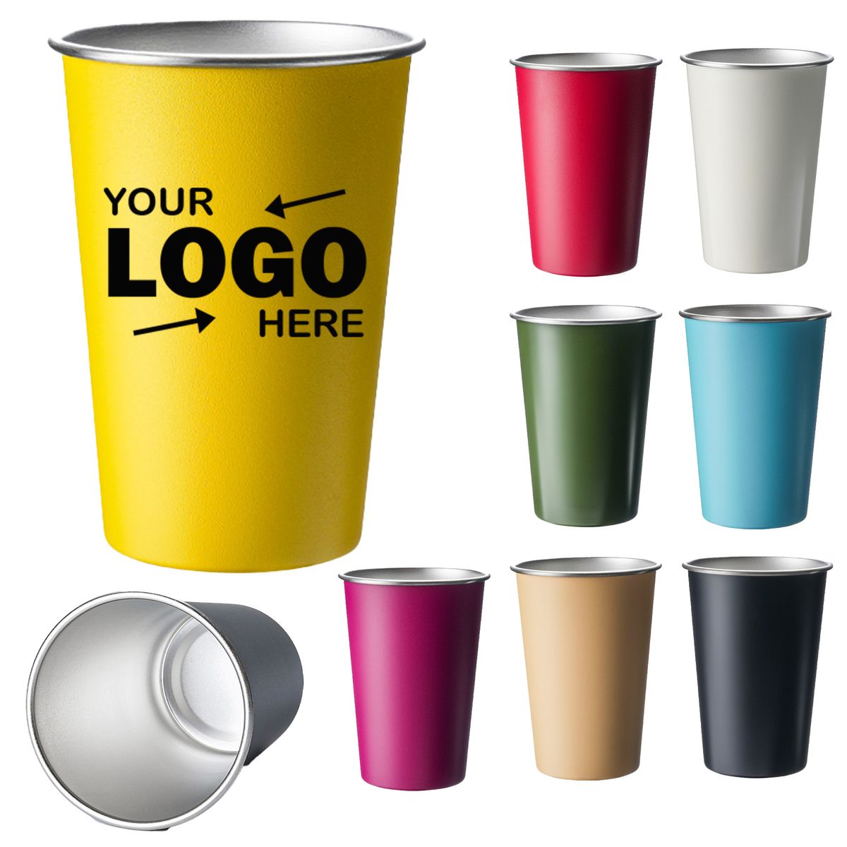 Custom Logo Multi-Color 304 Stainless Steel Mug 3