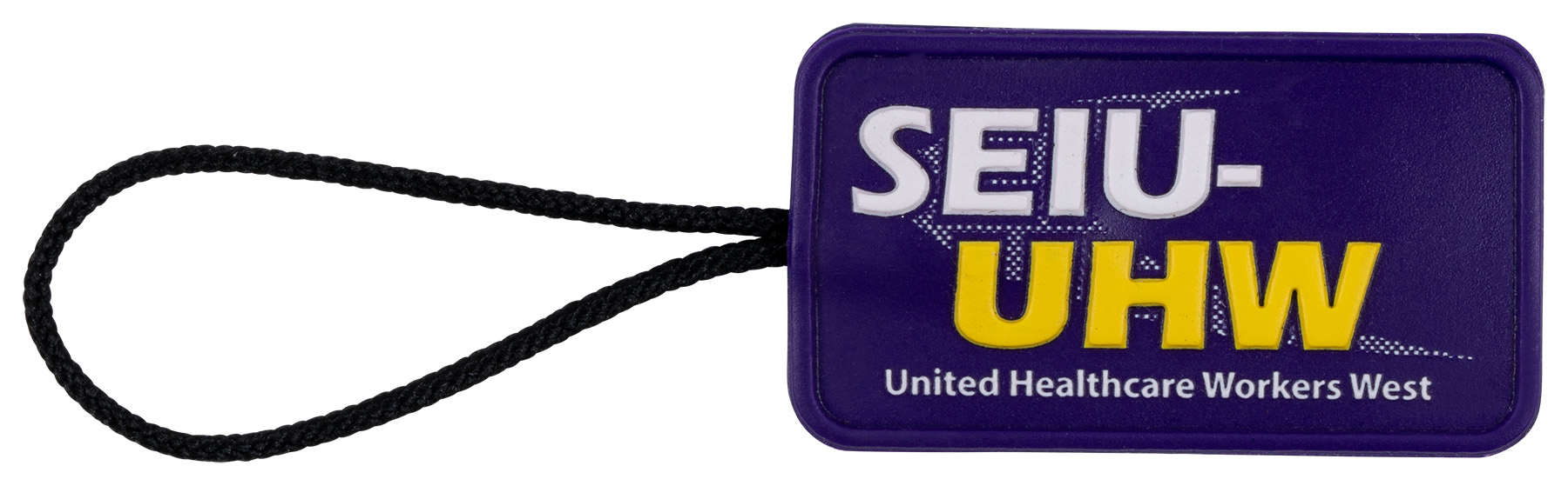 2D Custom Zipper Pull with cord 32