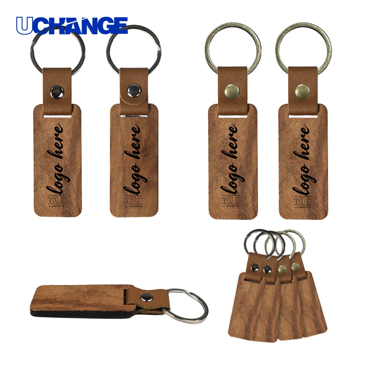 Solid Wood Keychain