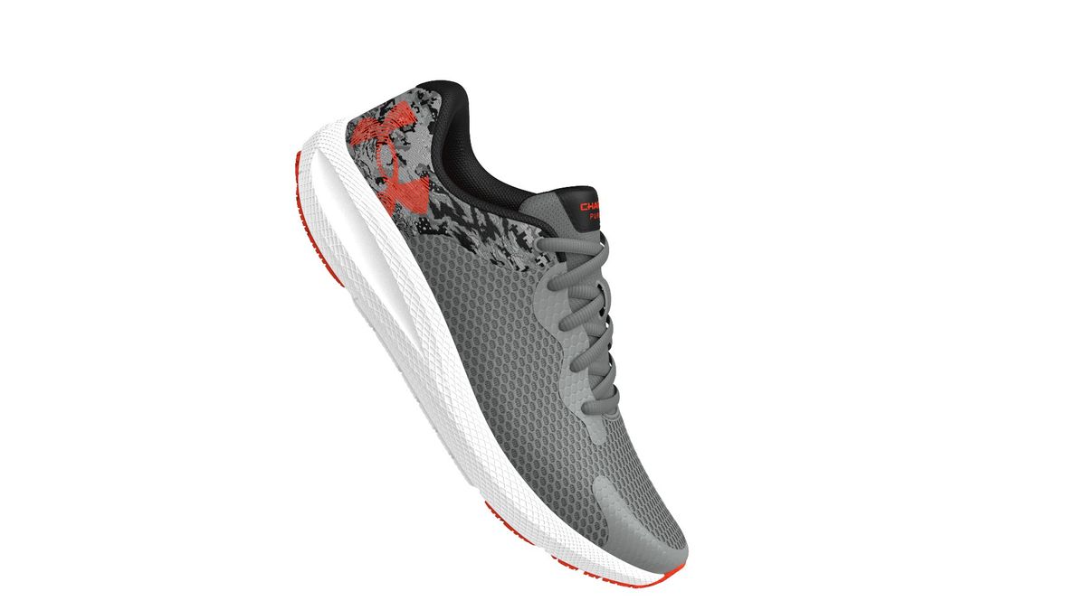 Boys' Grade School UA Pursuit 2 Big Logo Print Running Shoes 3