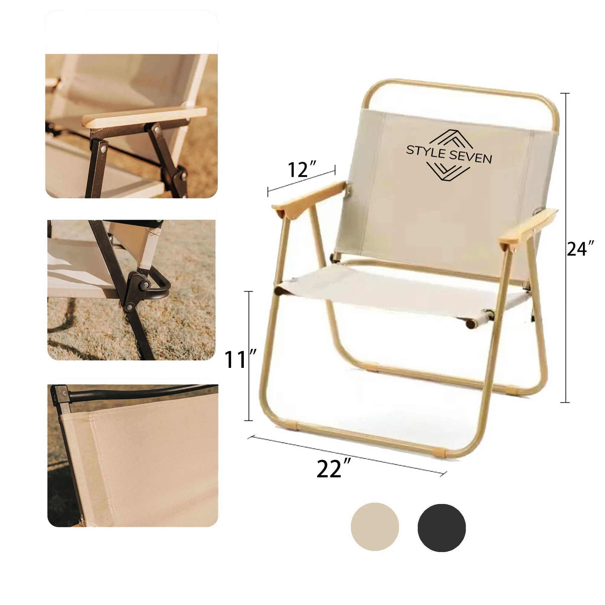 Portable Beach Chair Camping 6