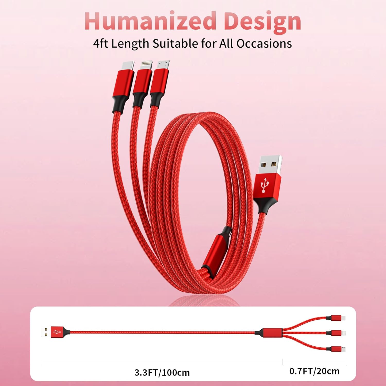 Nylon Braided Fast Charging Data Cable 17