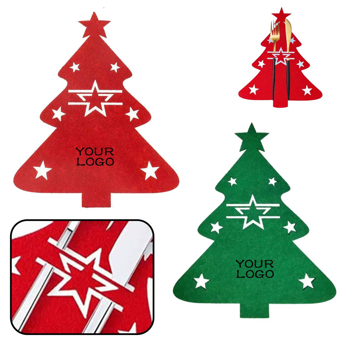 MOQ 20 PCS Christmas Tableware Organizer 4