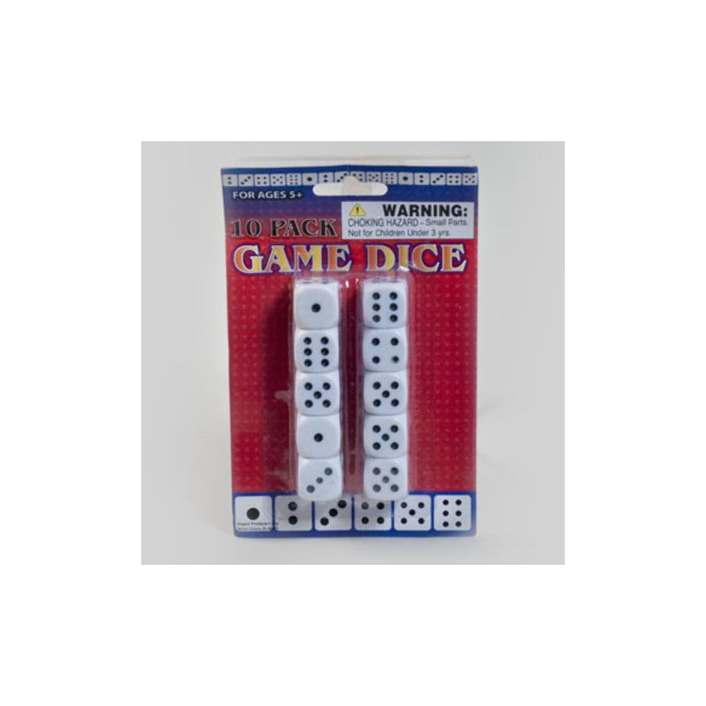 Game Dice Sets - 10 Count 3