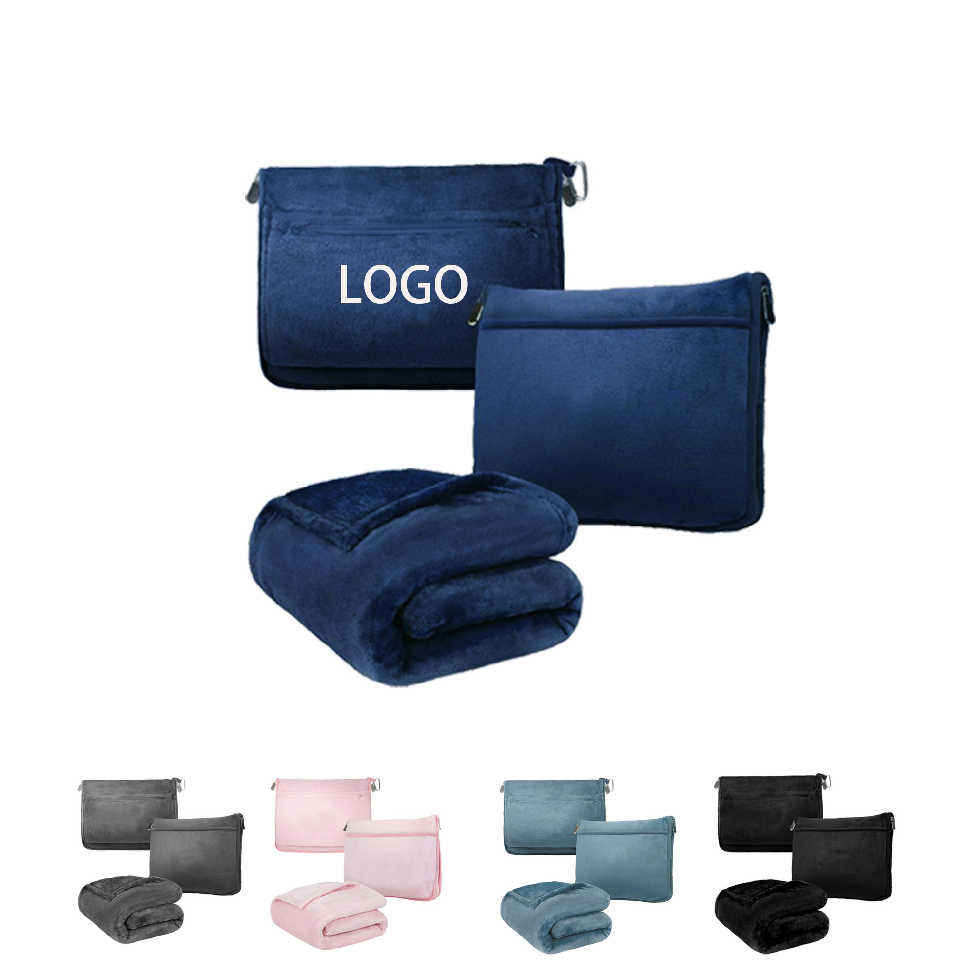 Travel 2-in-1 Vacuum Compressed Blanket