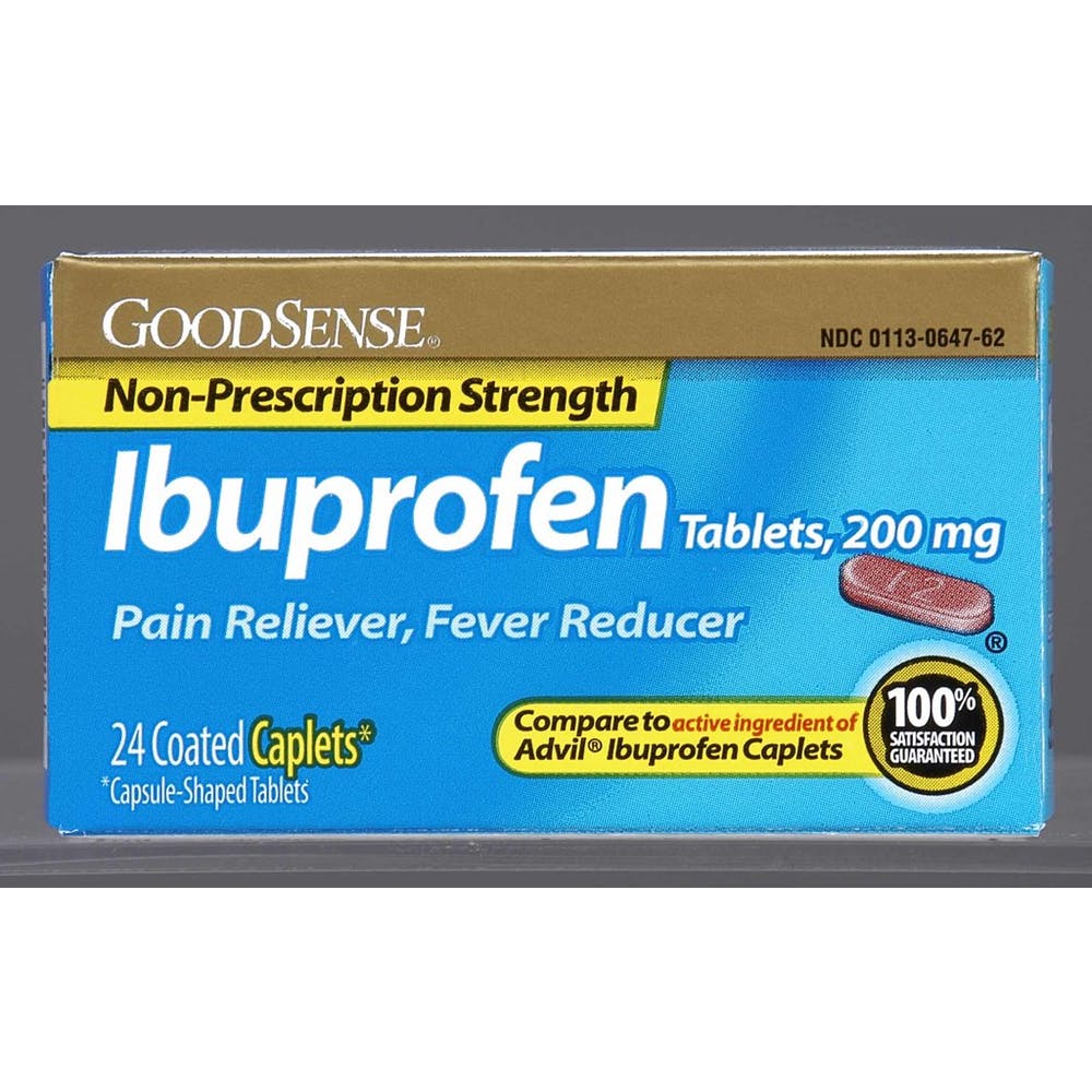 Ibuprofen Caplets - 200mg Coated 3