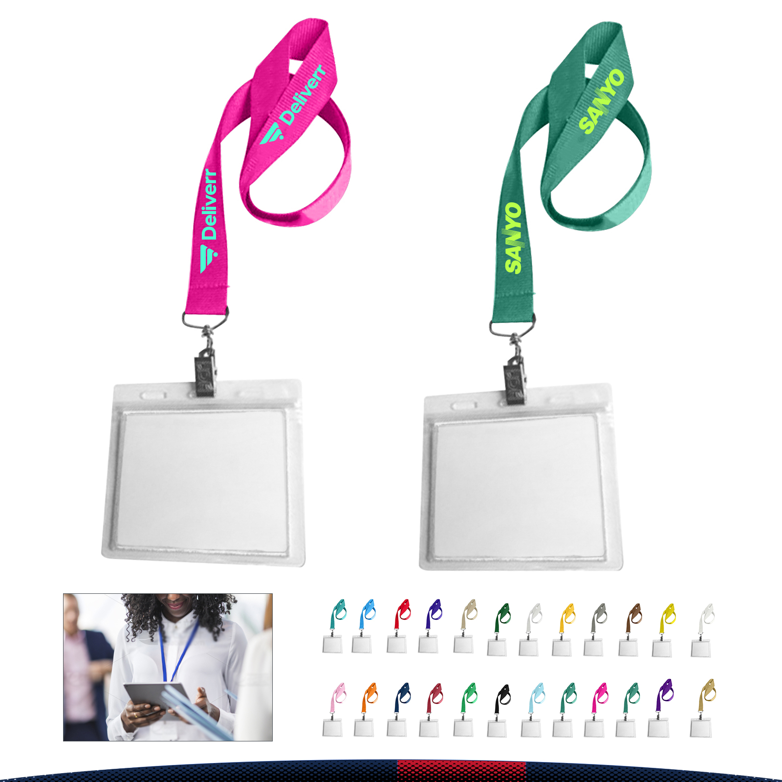 Niktow Badge Holder Lanyard