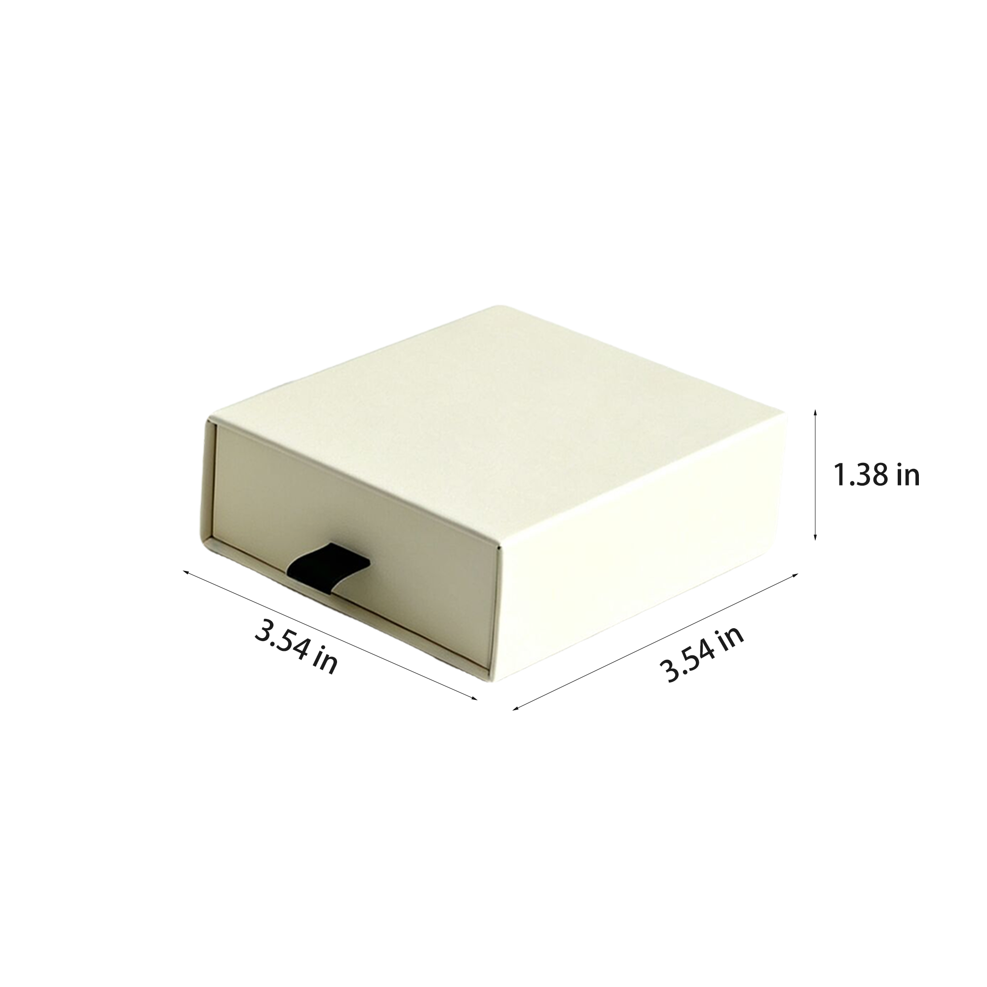 3.5 Inch Square Jewelry Drawer Organizer Box 5