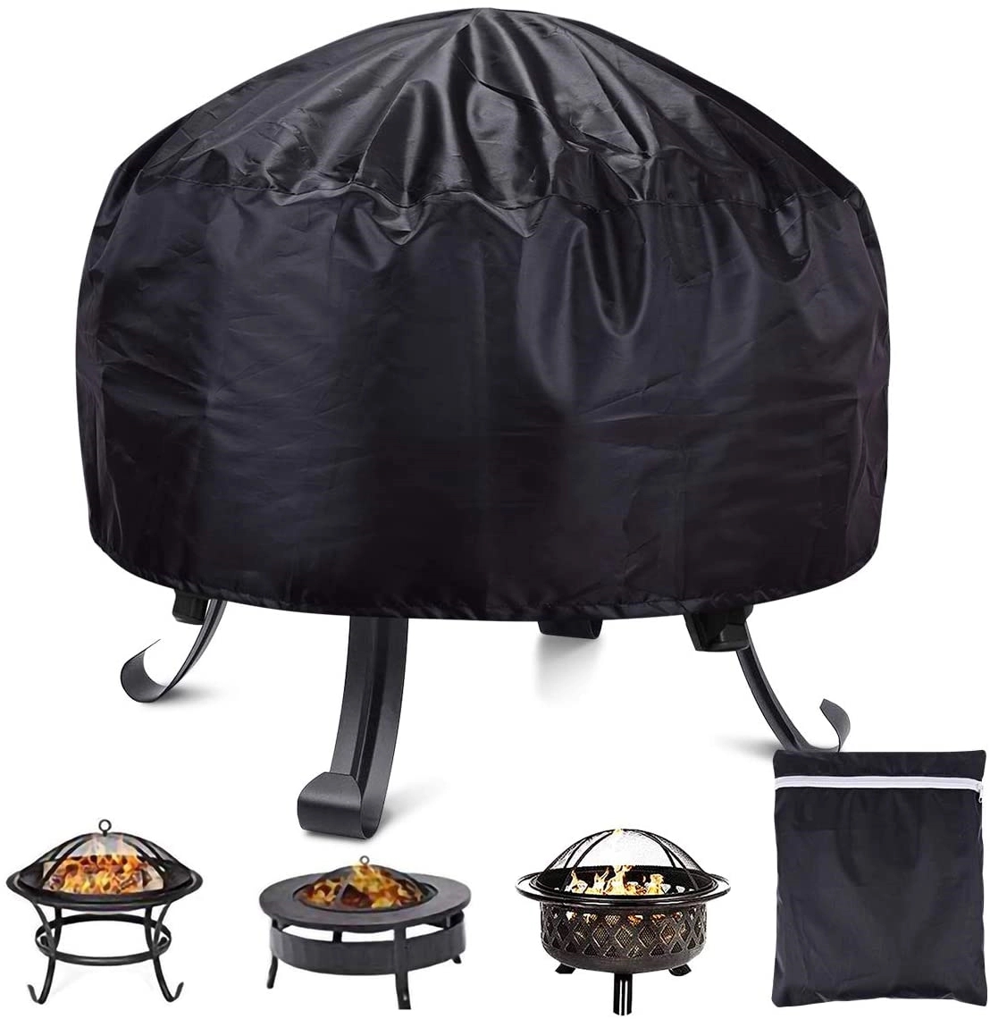 Dustproof And Waterproof Cover For Outdoor Fire Pit Furnace
