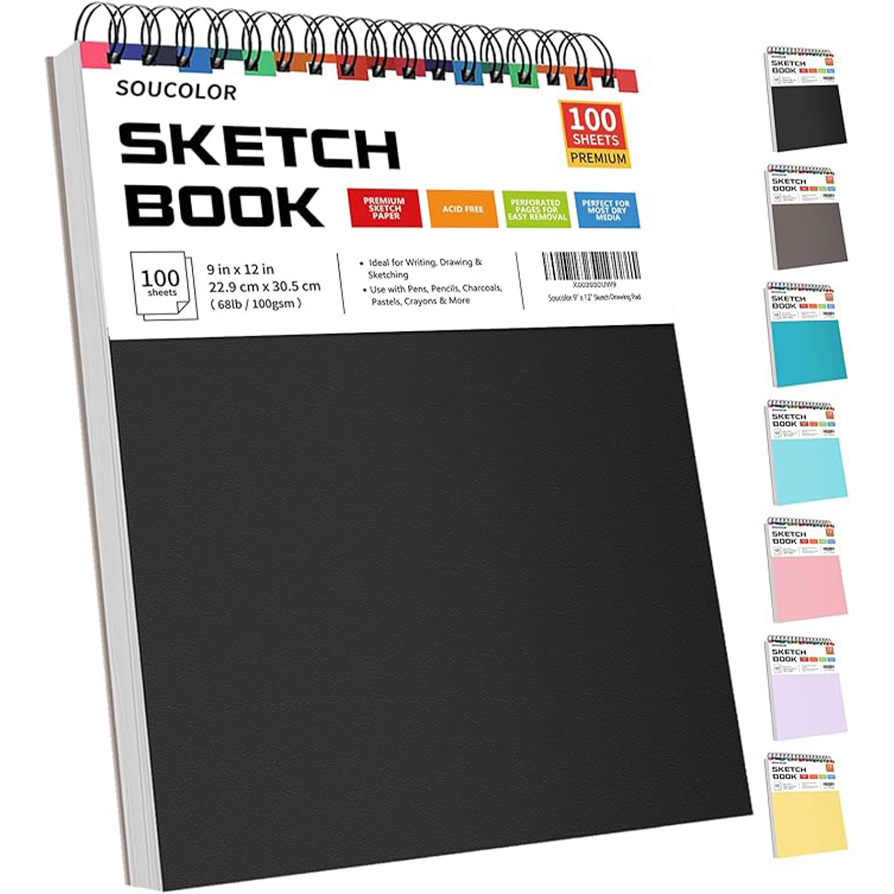 Writing And Drawing Spiral Bound Sketchbook 24