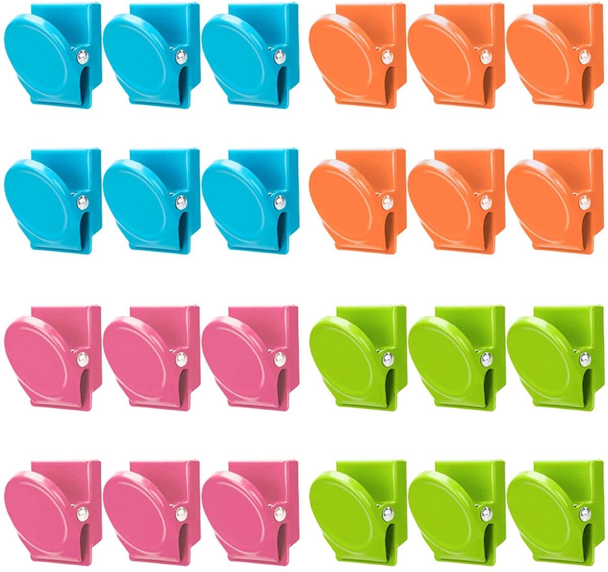 Stainless Steel Colorful Metal Magnetic Spring Clips