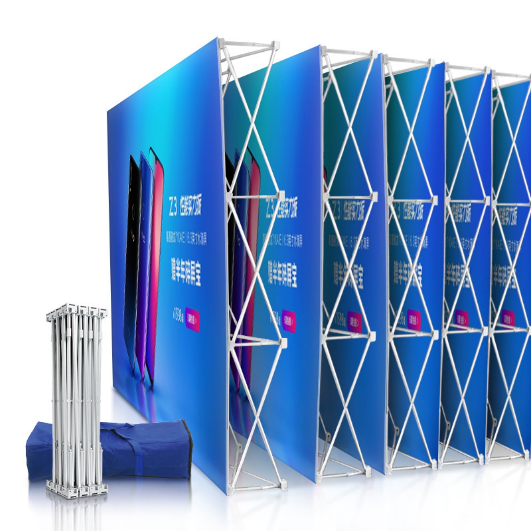Collapsible Pop up Trade Show Display Backdrop