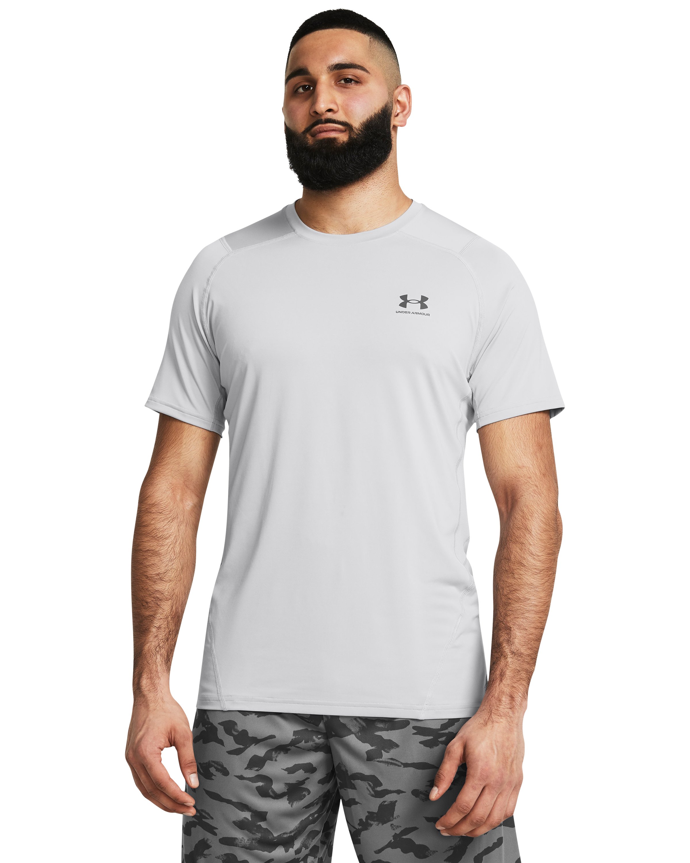 HeatGear Fitted Graphic Men's Short Sleeve 9