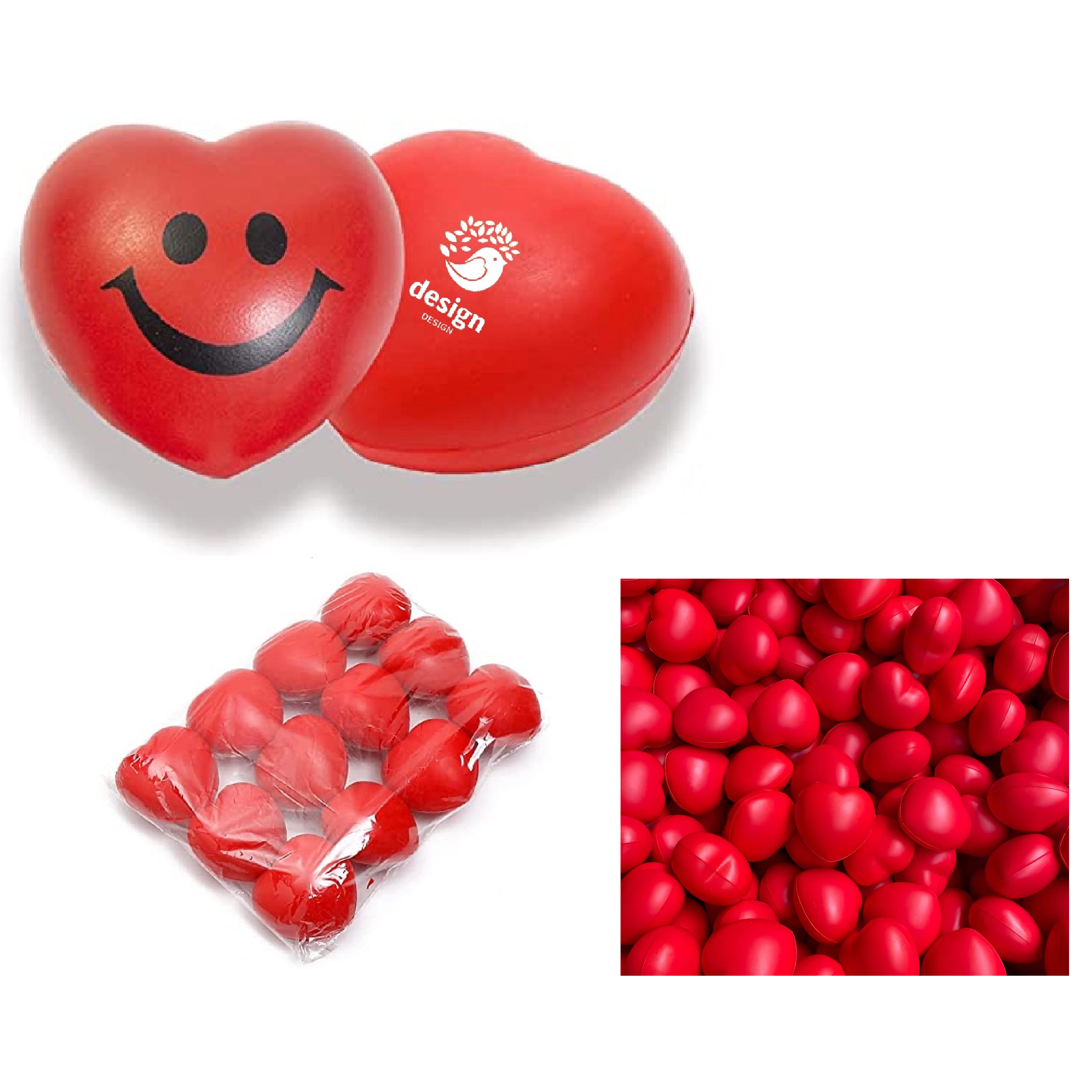 Soft Touch Heart Shape Stress Ball 3