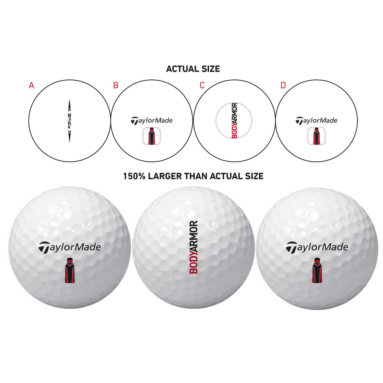 TaylorMade TP5X MySymbol Golf Balls 11