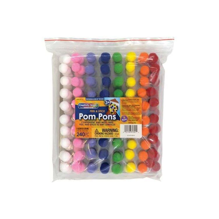 Pom Poms - Assorted Colors 3