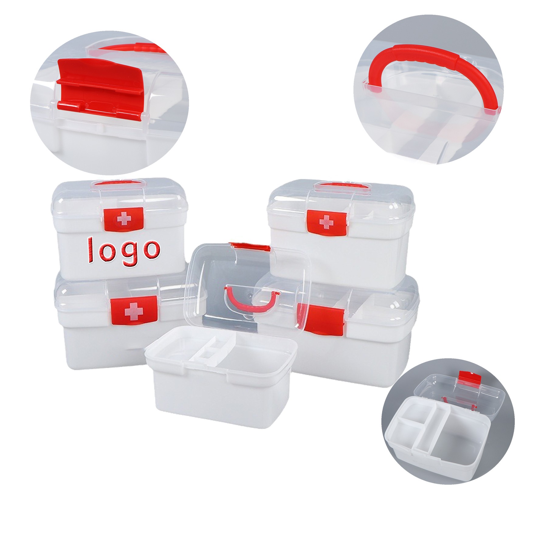 Transparent First Aid Kit