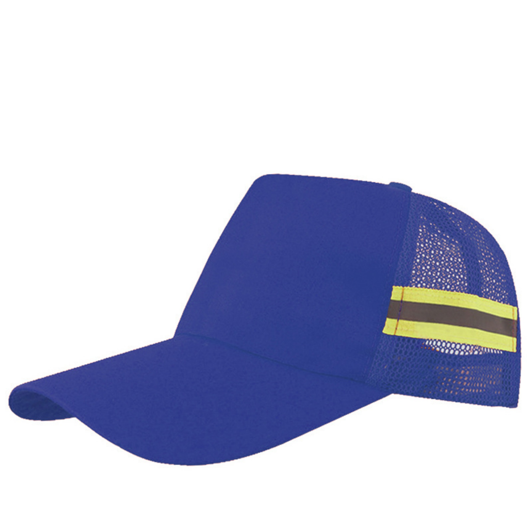 High Vis Baseball Cap with Reflective Trim Safty Constructed Hat 22