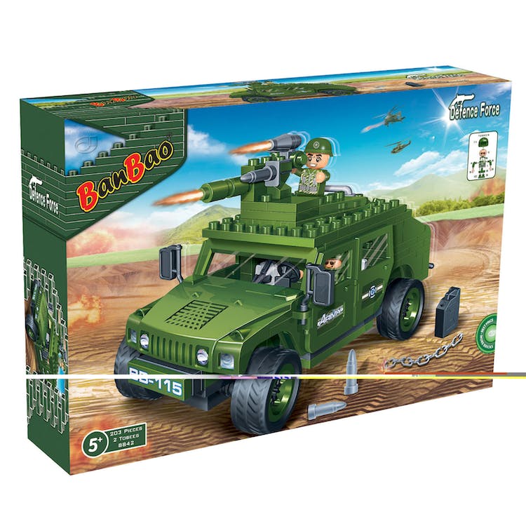 Hum Vee Block Sets - 202 Pieces 3