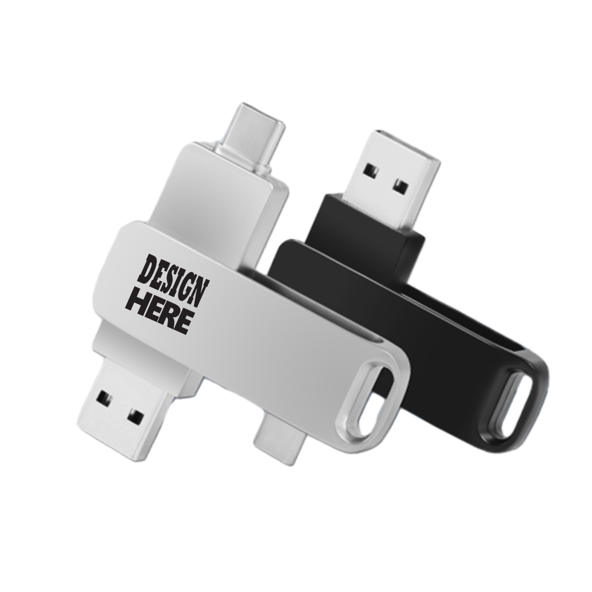 Dual Port USB Drive For Mobile Phone And Computer 3