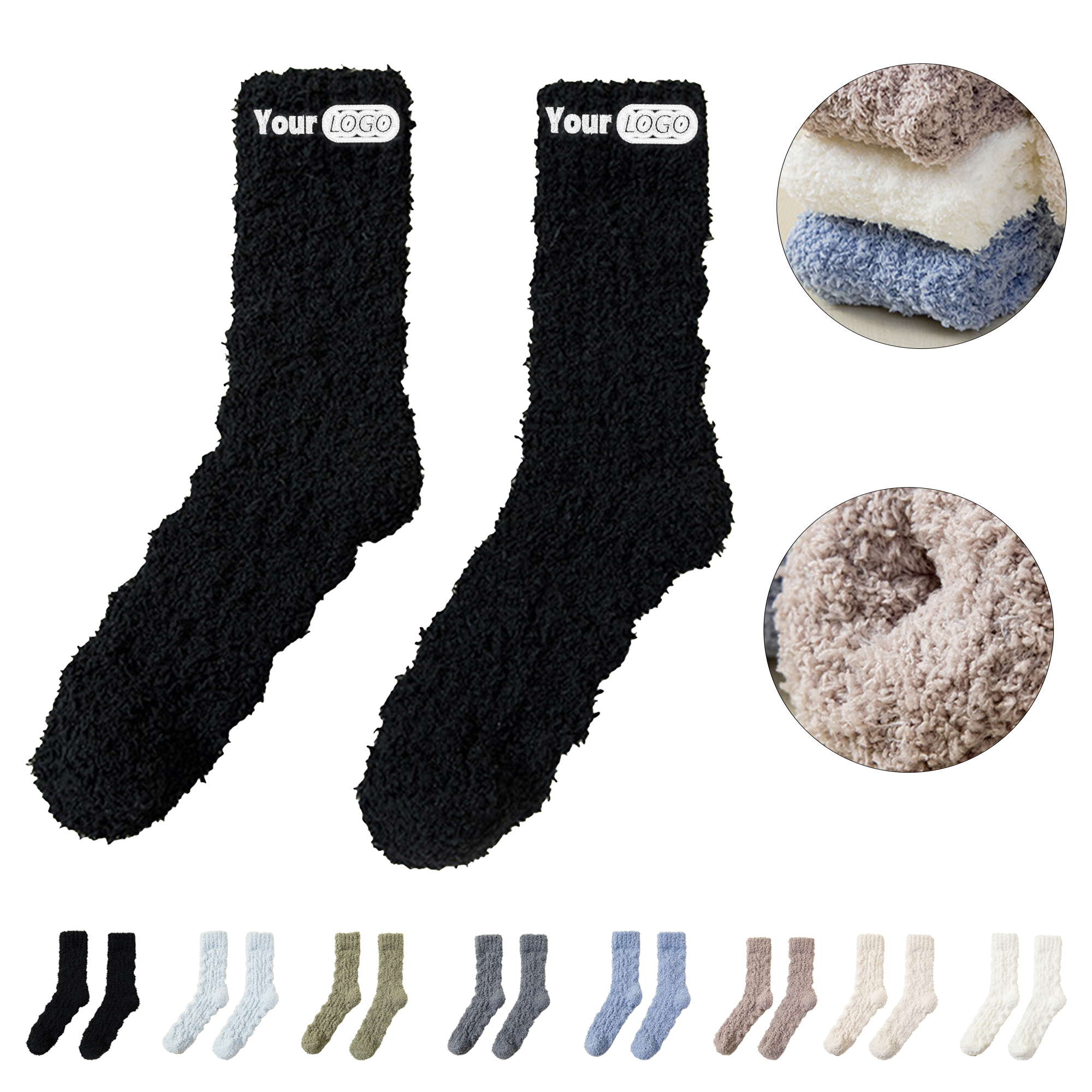 Autumn and Winter Warm Mid-Tube Socks 12