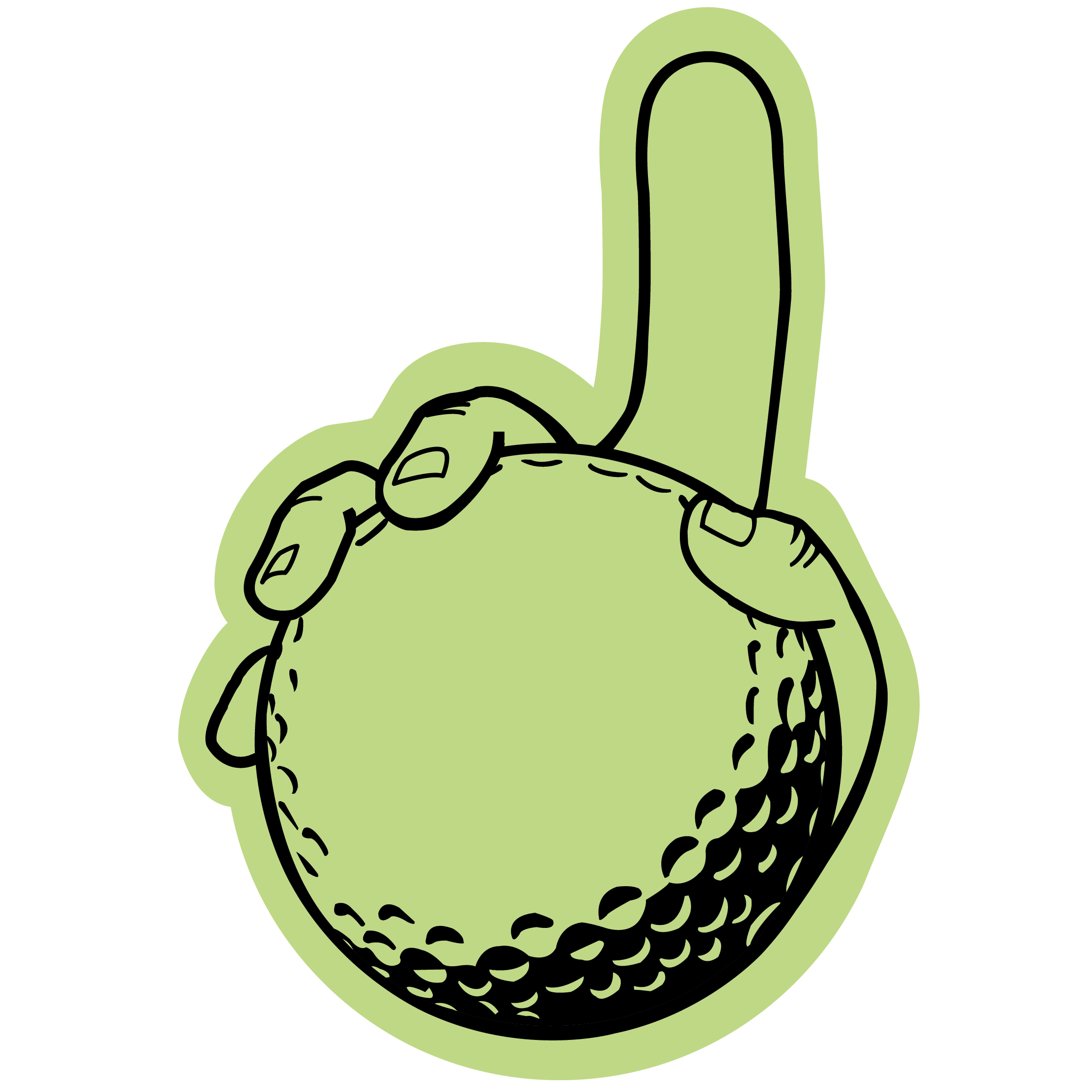 Golf Ball Hand 51
