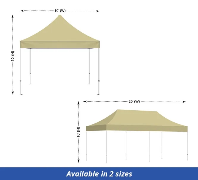 Beige Canopy Tent (Topper+ Frame) 11