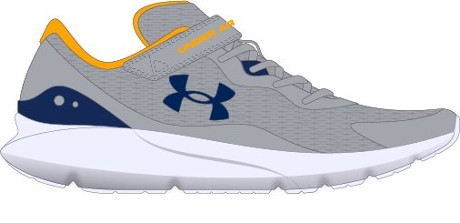 UA Surge 3 AC Boys' Pre-School Running Shoes 29