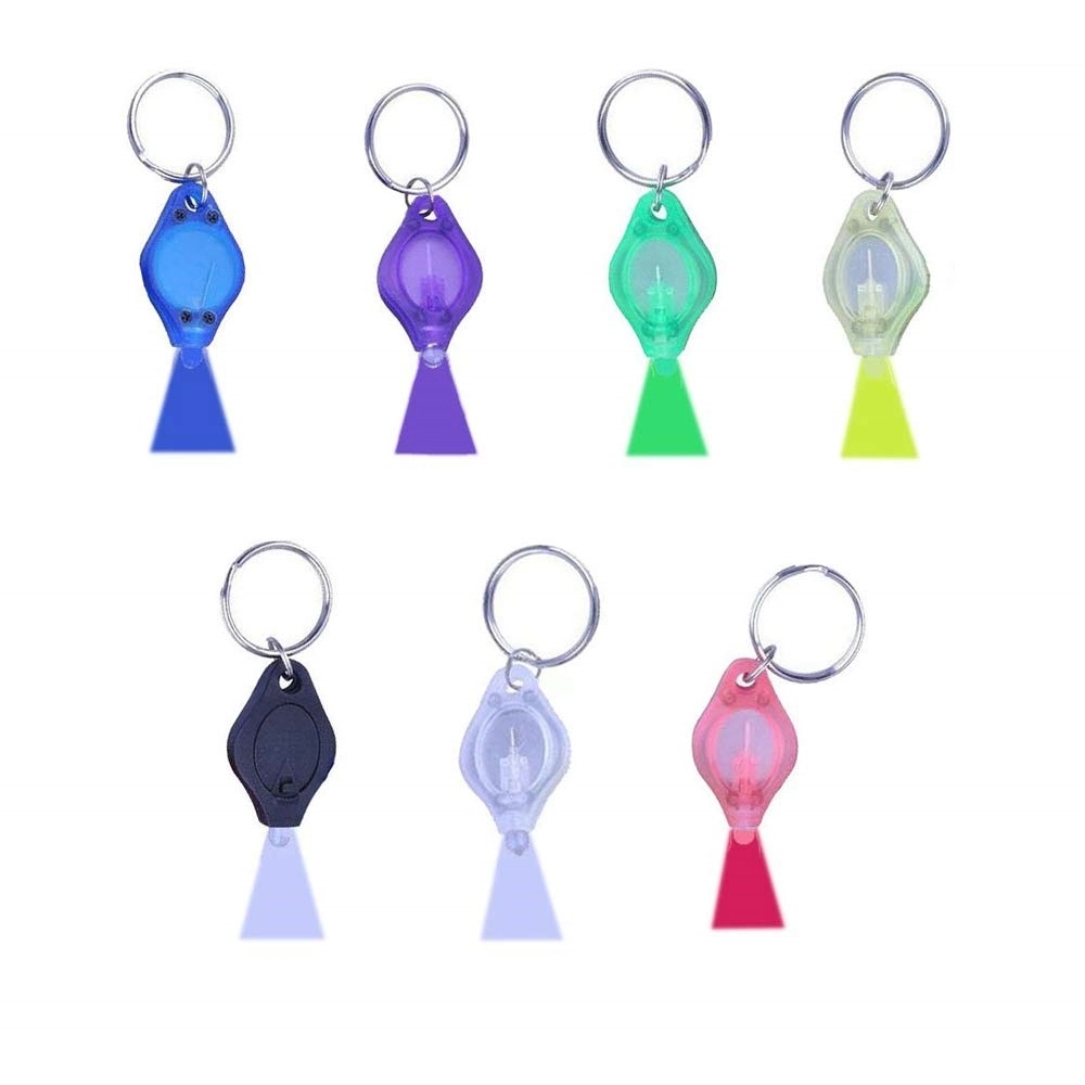 Multi-Colored Light Mini LED Keychain Flashlight