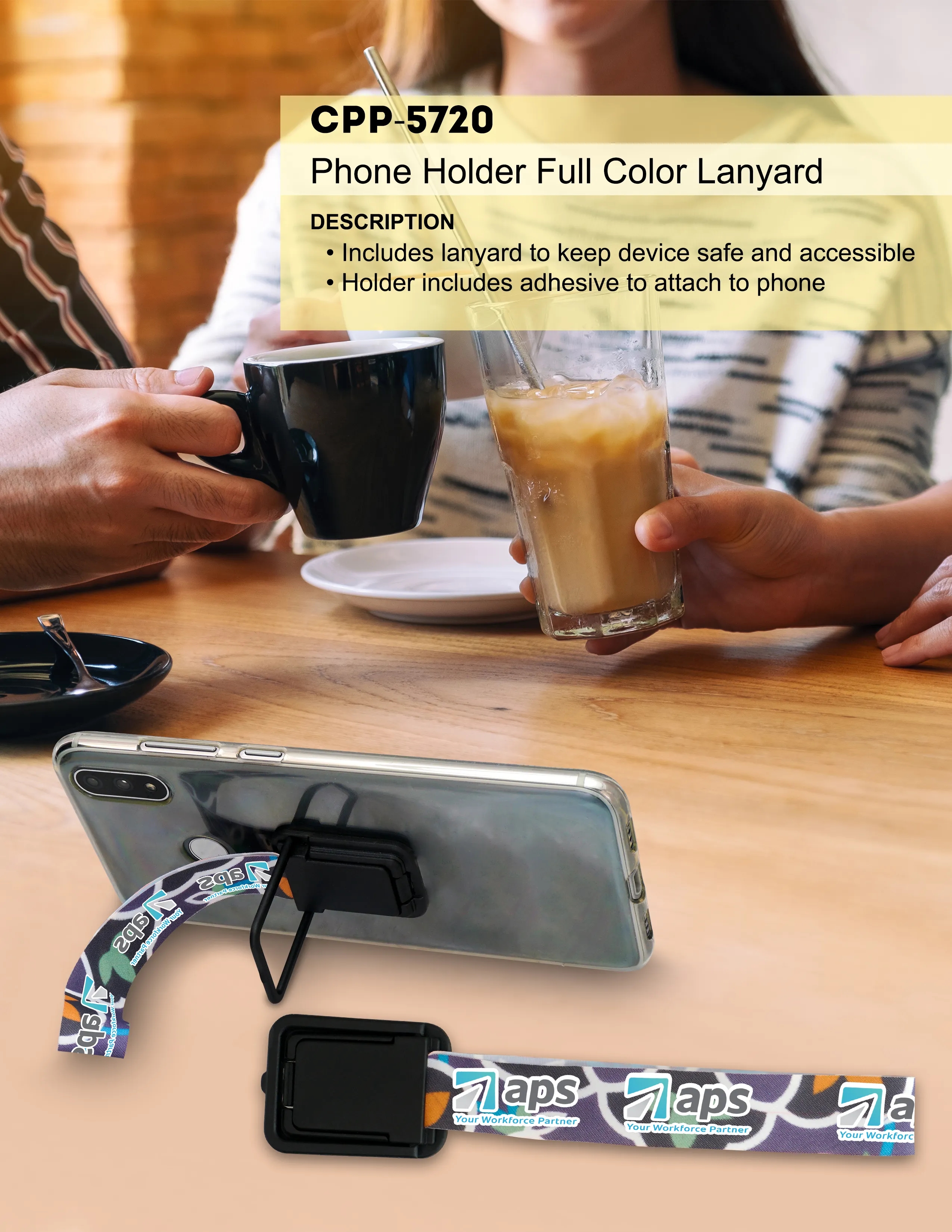 Phone Holder Full Color Lanyard 2