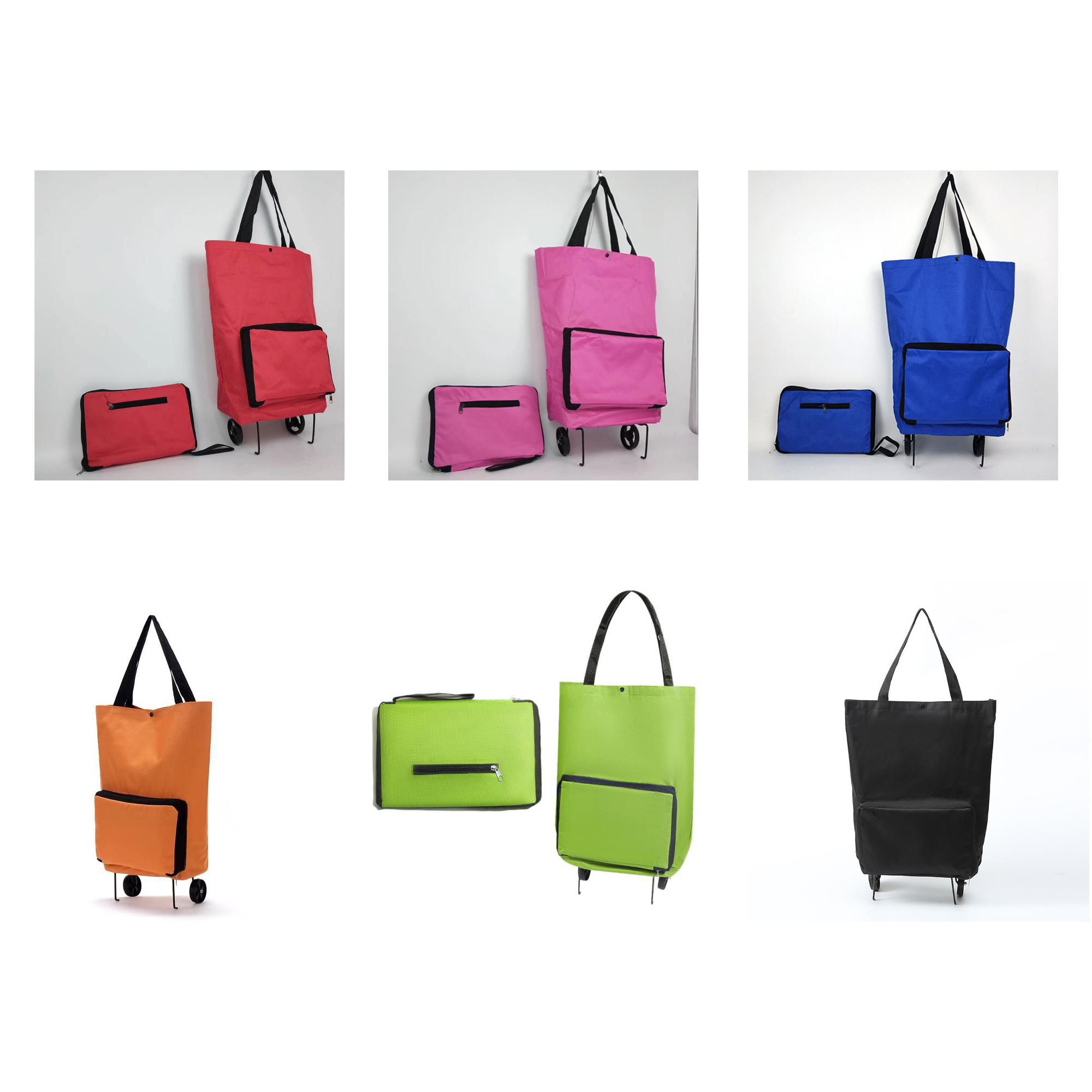 Lightweight Pull-Along Market Tote 4