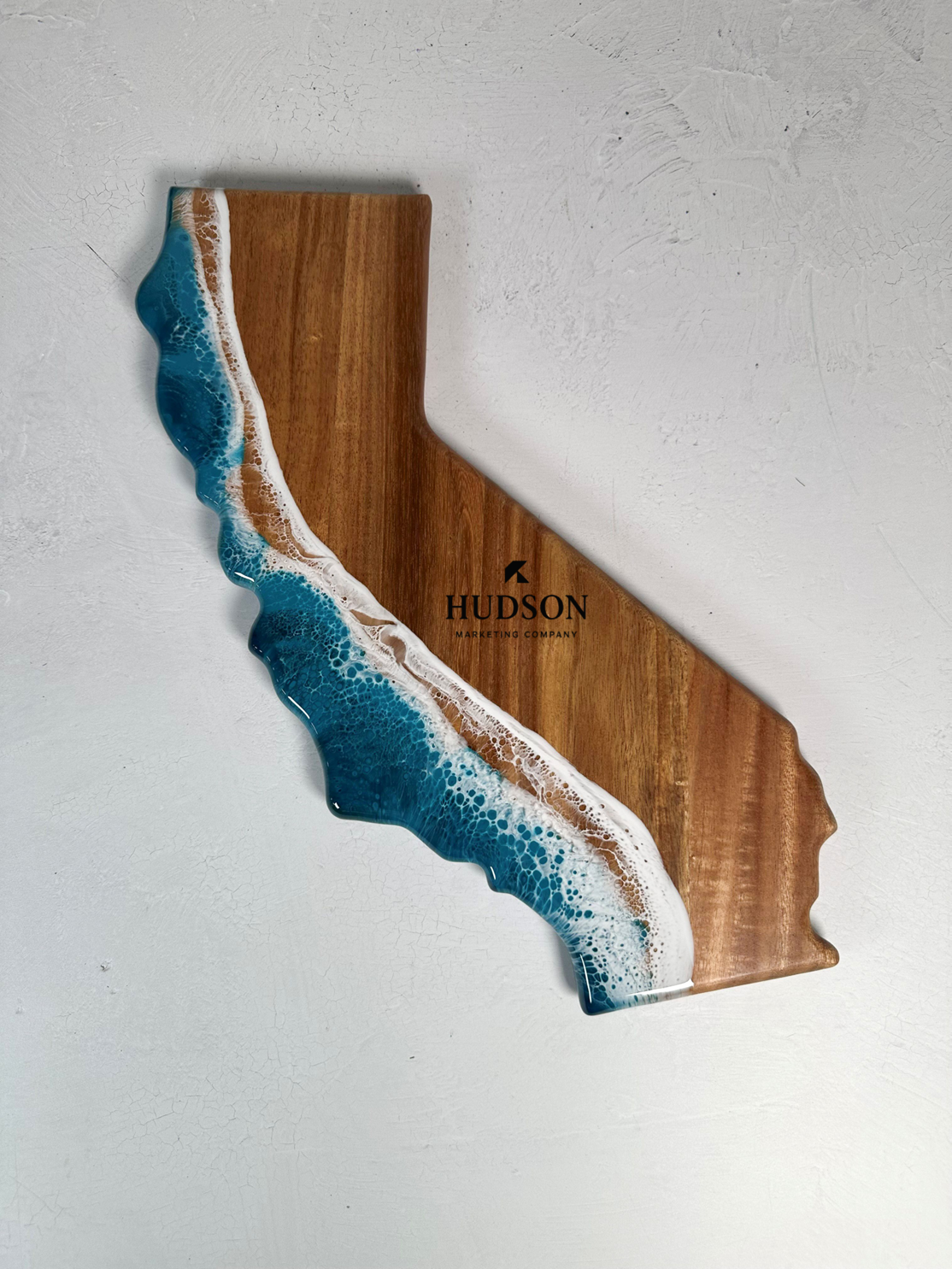 California Shaped Acacia Cheese Board - Ocean Vibes