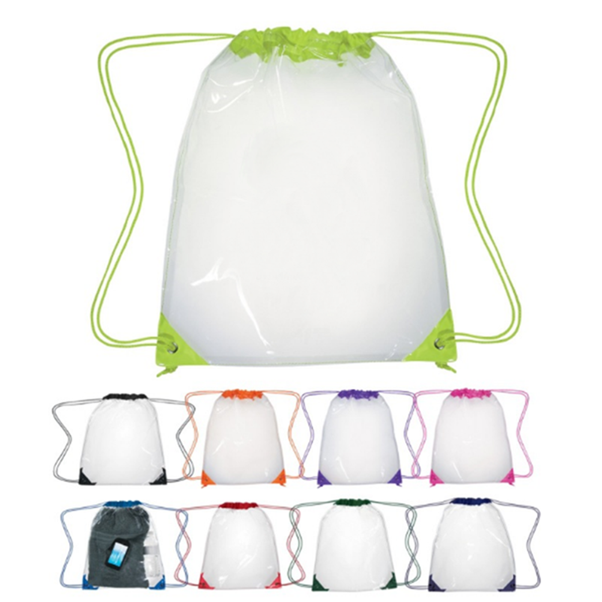 Promotional PVC Drawstring Backpack